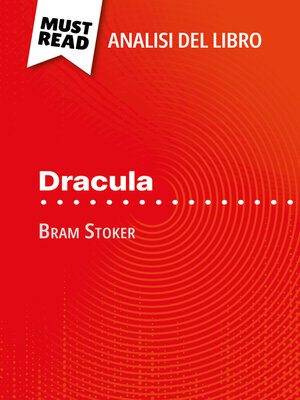 cover image of Dracula di Bram Stoker (Analisi del libro)